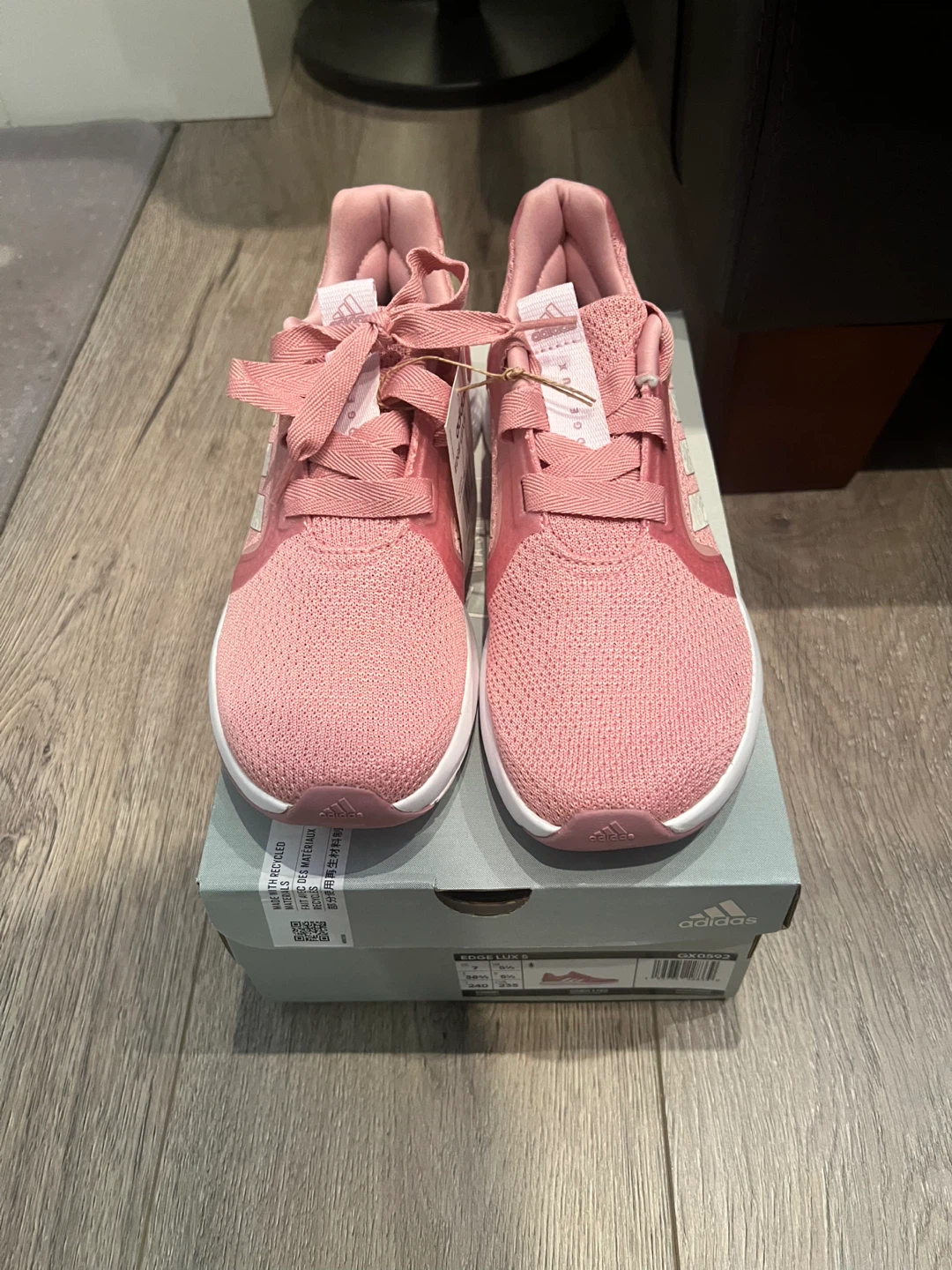 Adidas Edge Lux 5 Running Shoes - Pink - Size 7