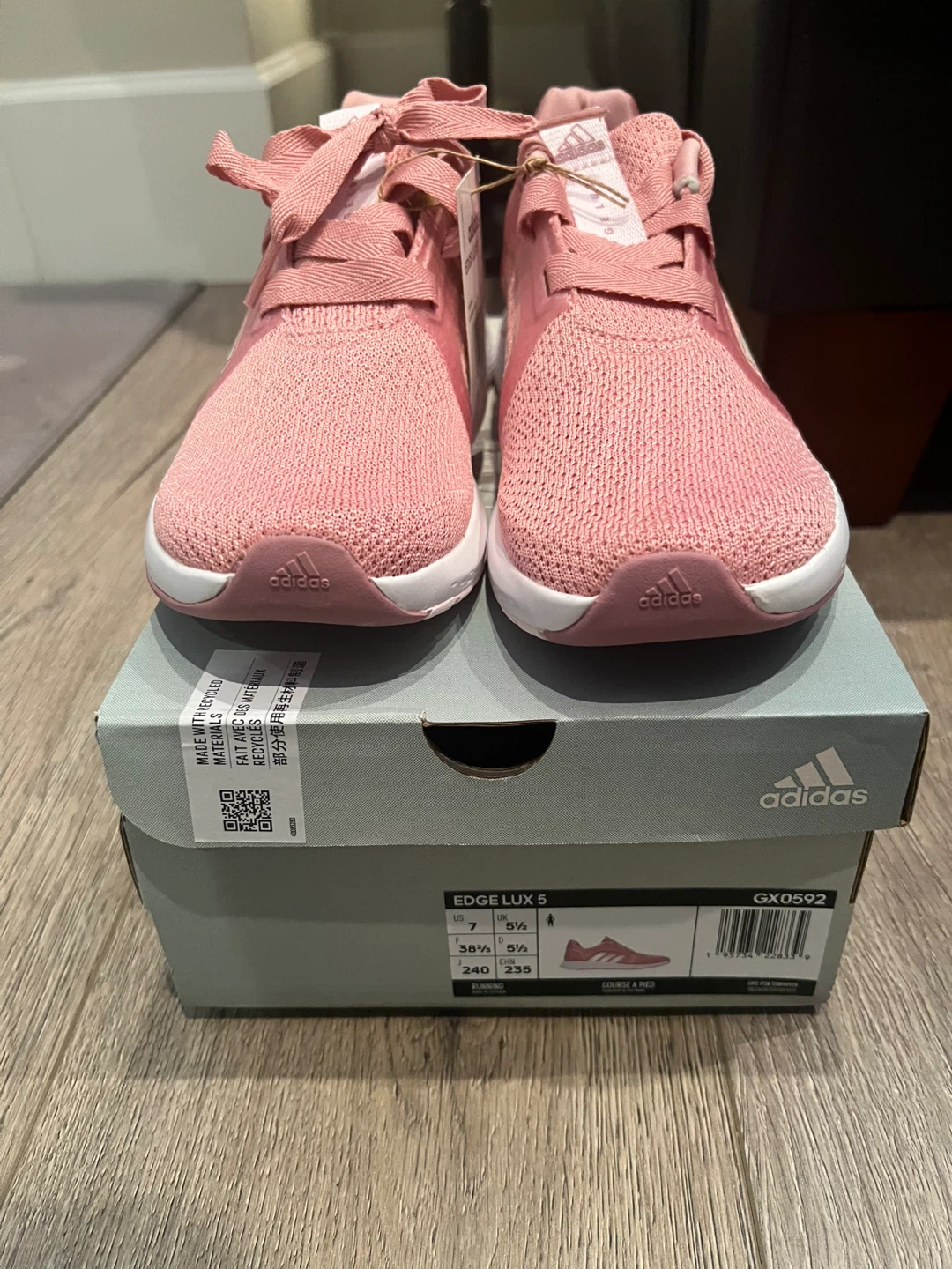 Adidas Edge Lux 5 Running Shoes - Pink - Size 7 - photo 2