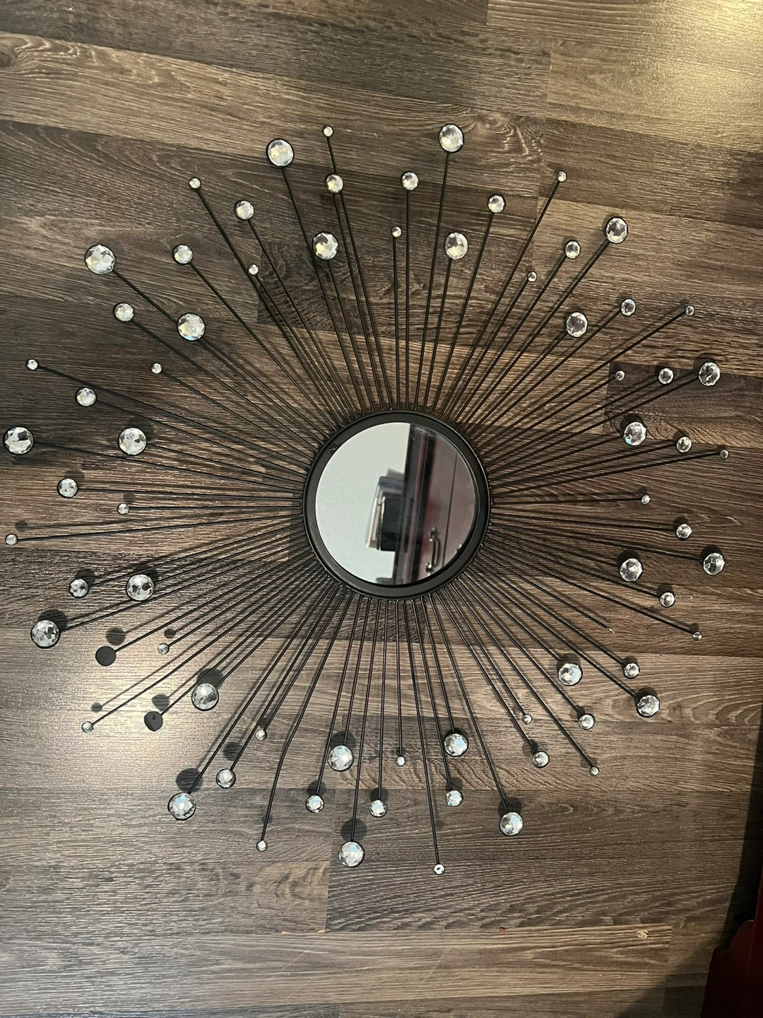 Starburst Mirror with Rhinestones