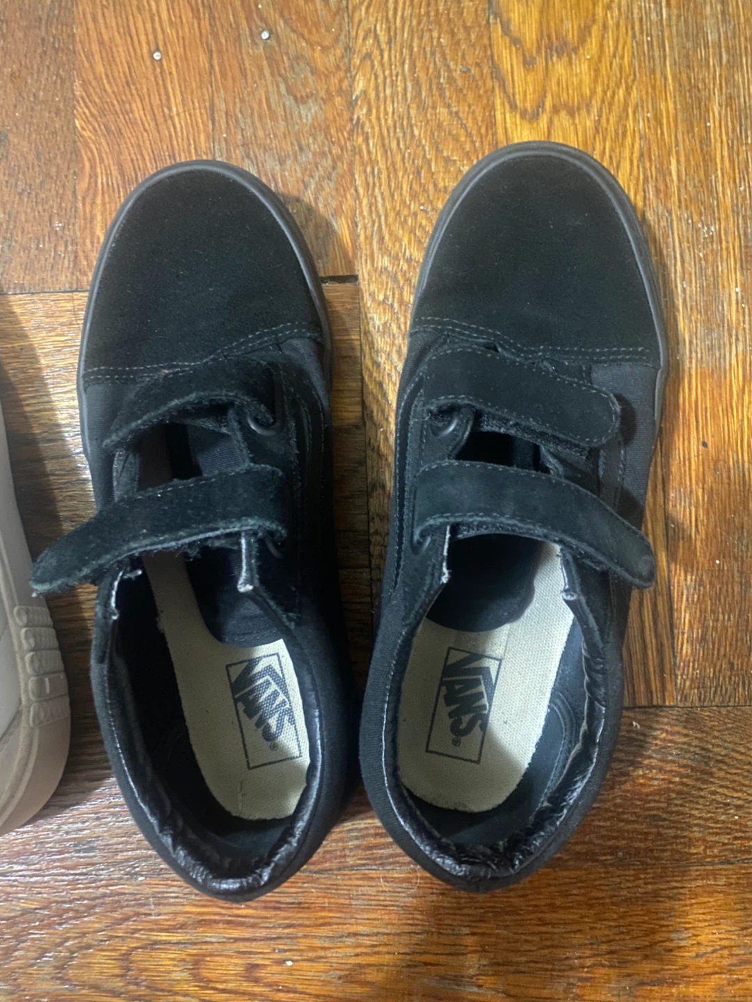 Vans Black Velcro Shoes
