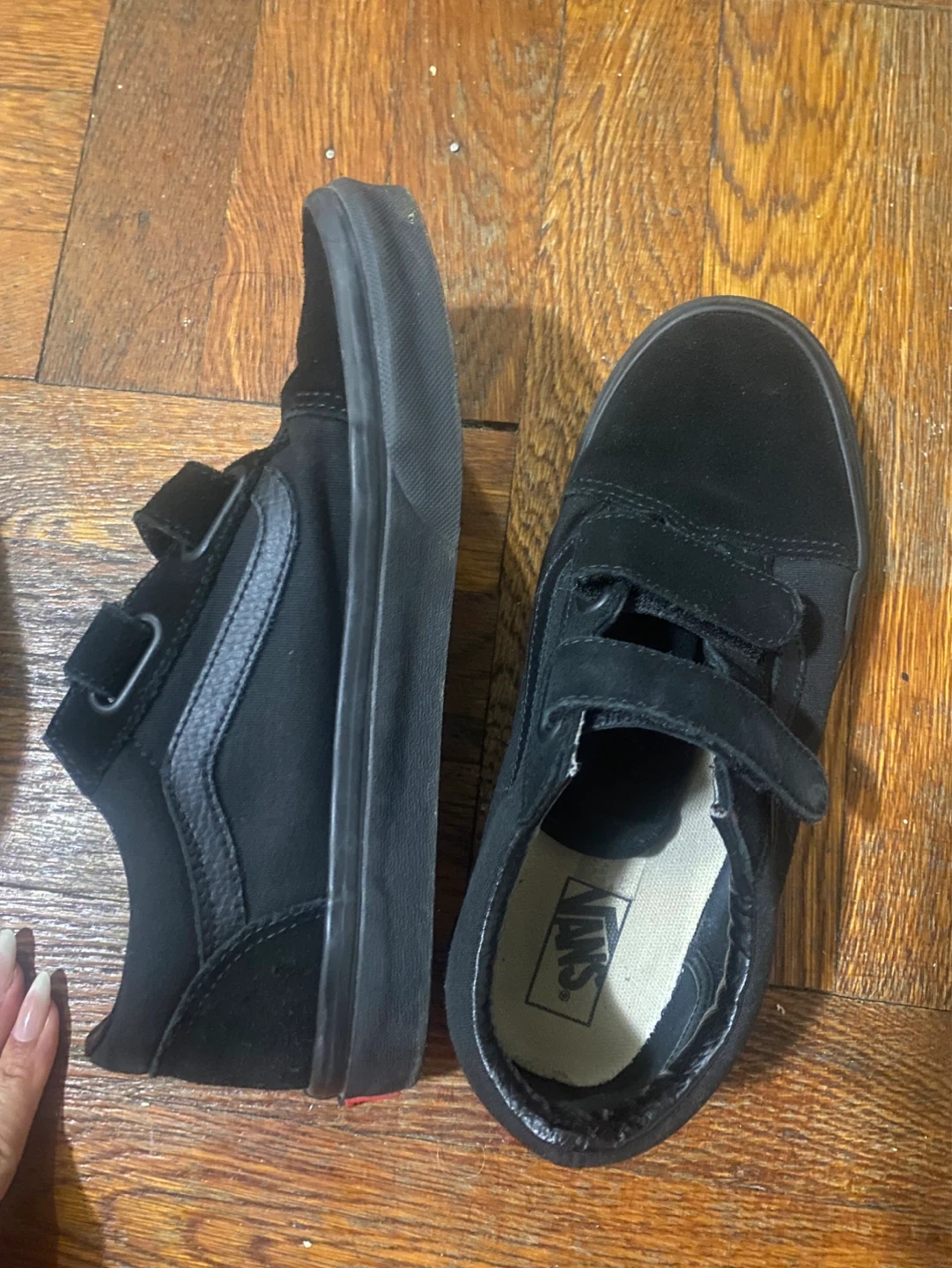 Vans Black Velcro Shoes - photo 2