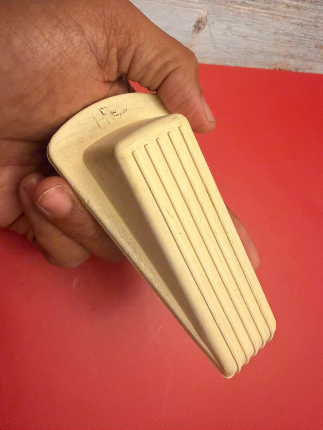 Cream Colored Door Stop