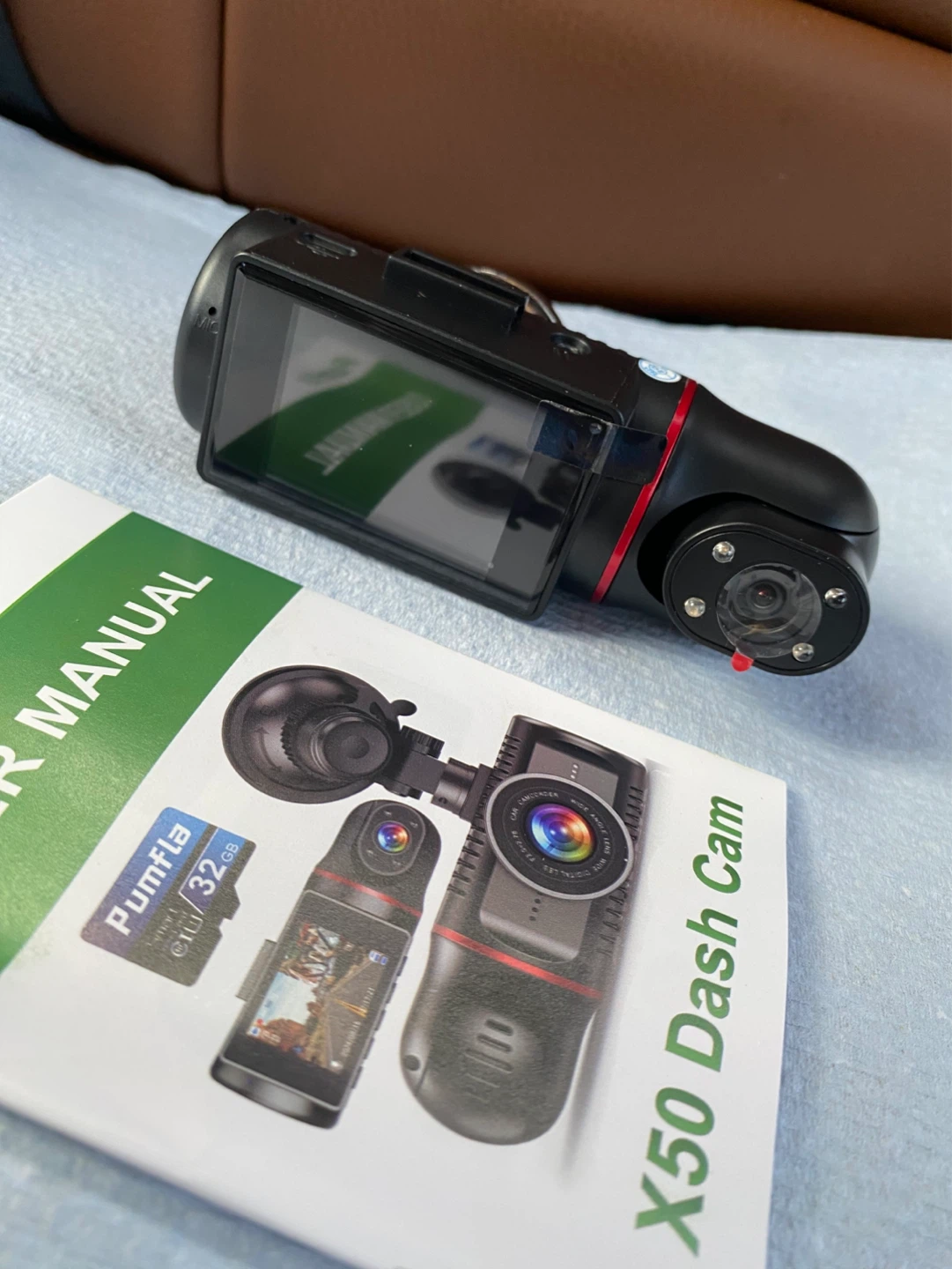 Pumfla X50 Full HD Driving Recorder Dash Cam with 32GB Card - photo 3