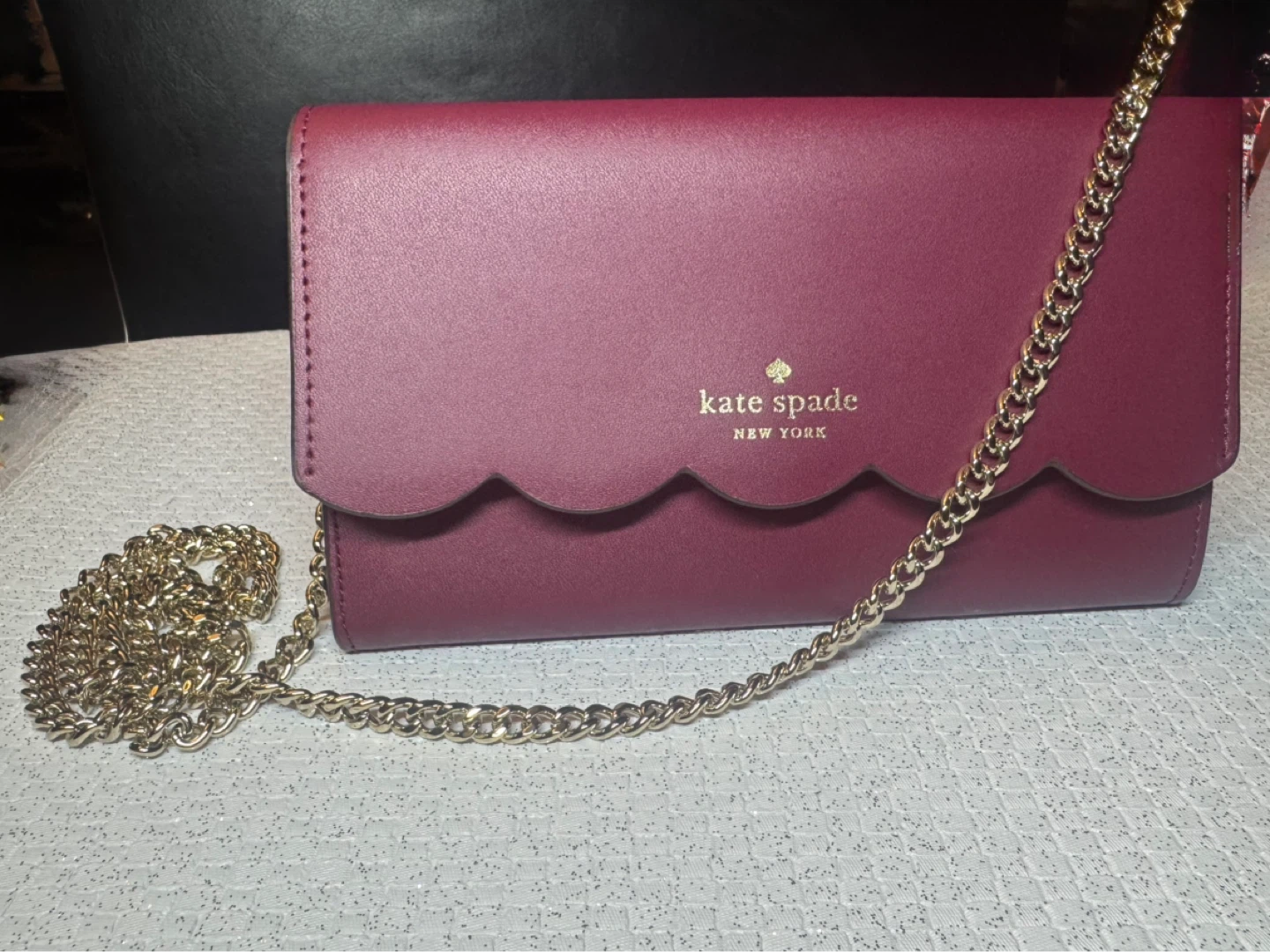 Kate Spade New York Purple Chain Bag - photo 5