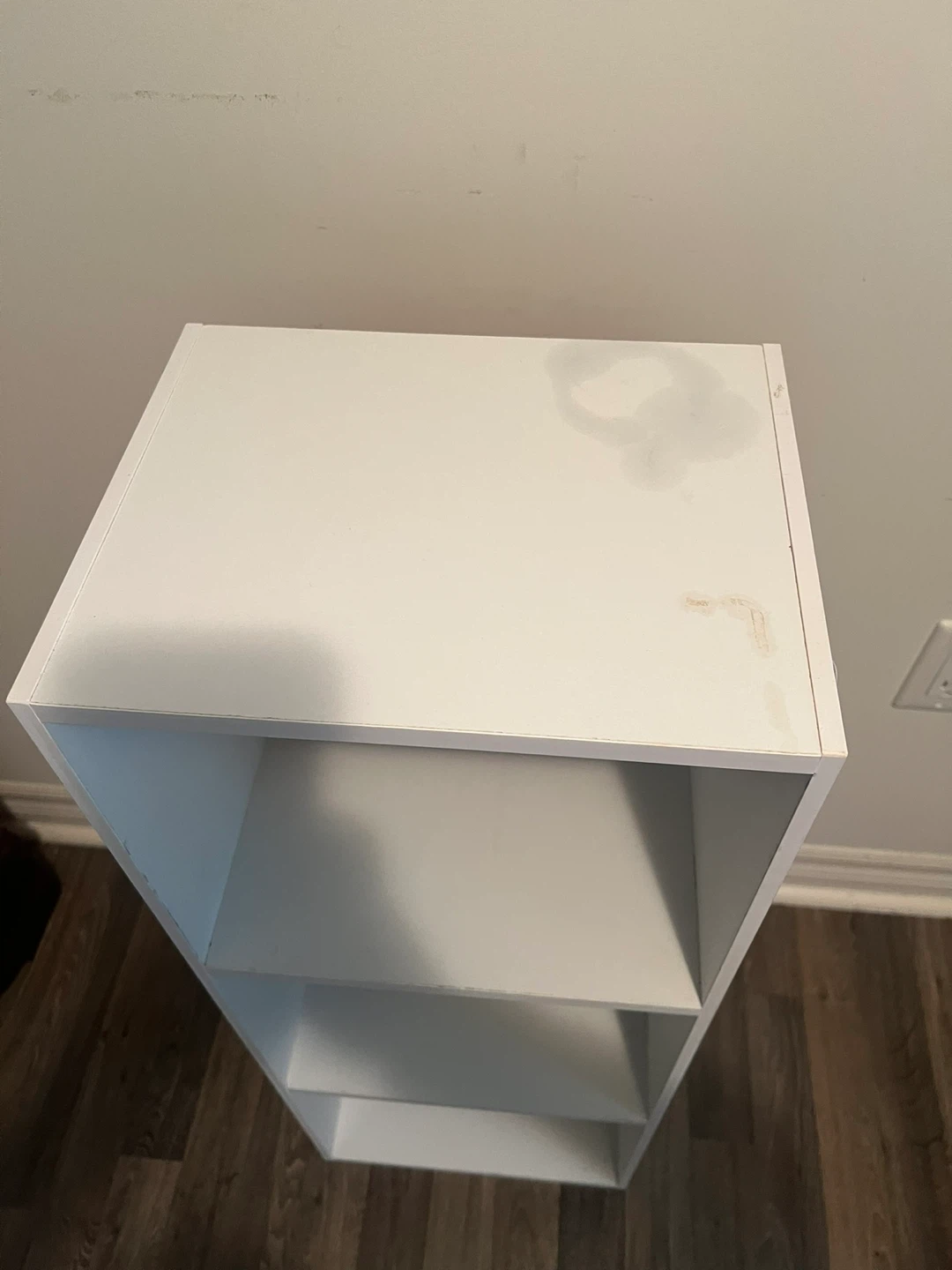 White 3-Shelf Bookcase - photo 4