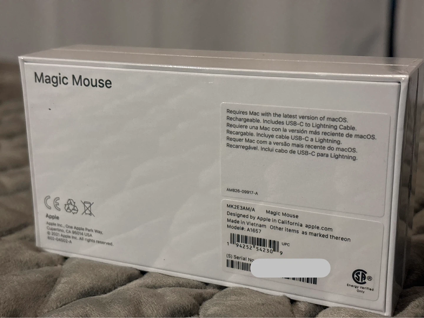 Last One! 🆕 Apple Magic Mouse - A1657 (USB-C to Lightning) - photo 2