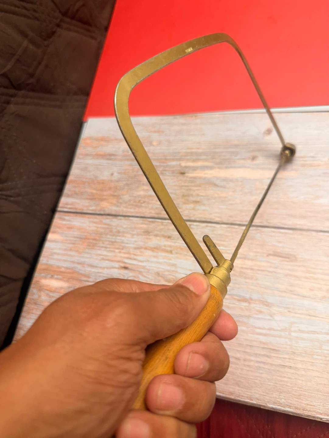 Vintage Coping Saw with Wooden Handle - photo 3
