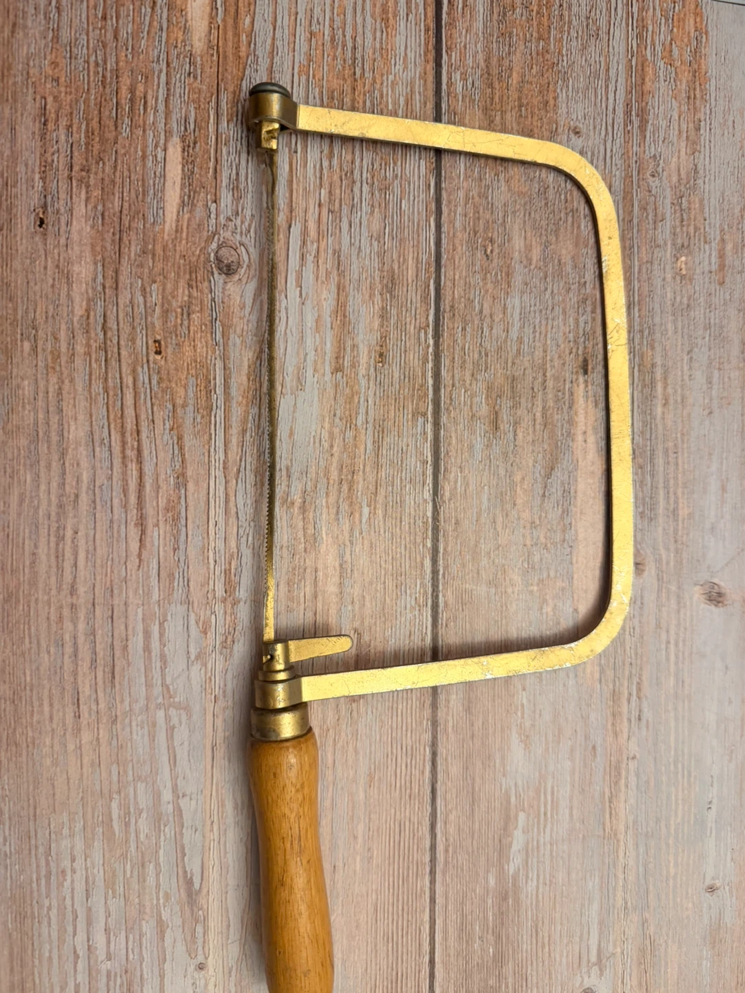Vintage Coping Saw with Wooden Handle - photo 4