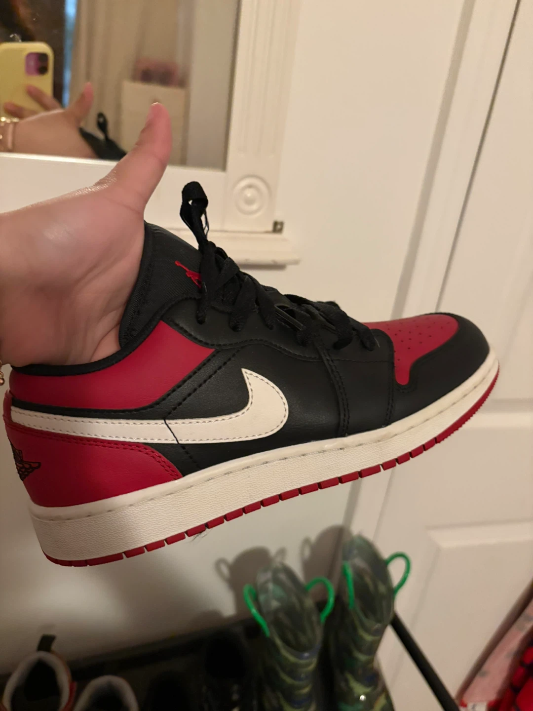 Air Jordan 1 Low SE Black Red White US 6Y