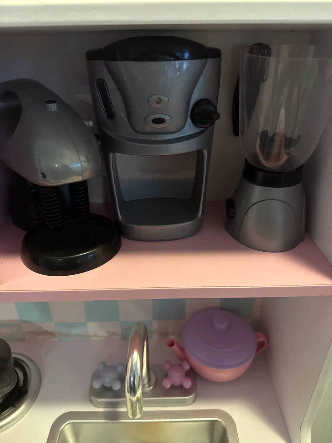 Kids Wooden Play Kitchen with Accessories - photo 3
