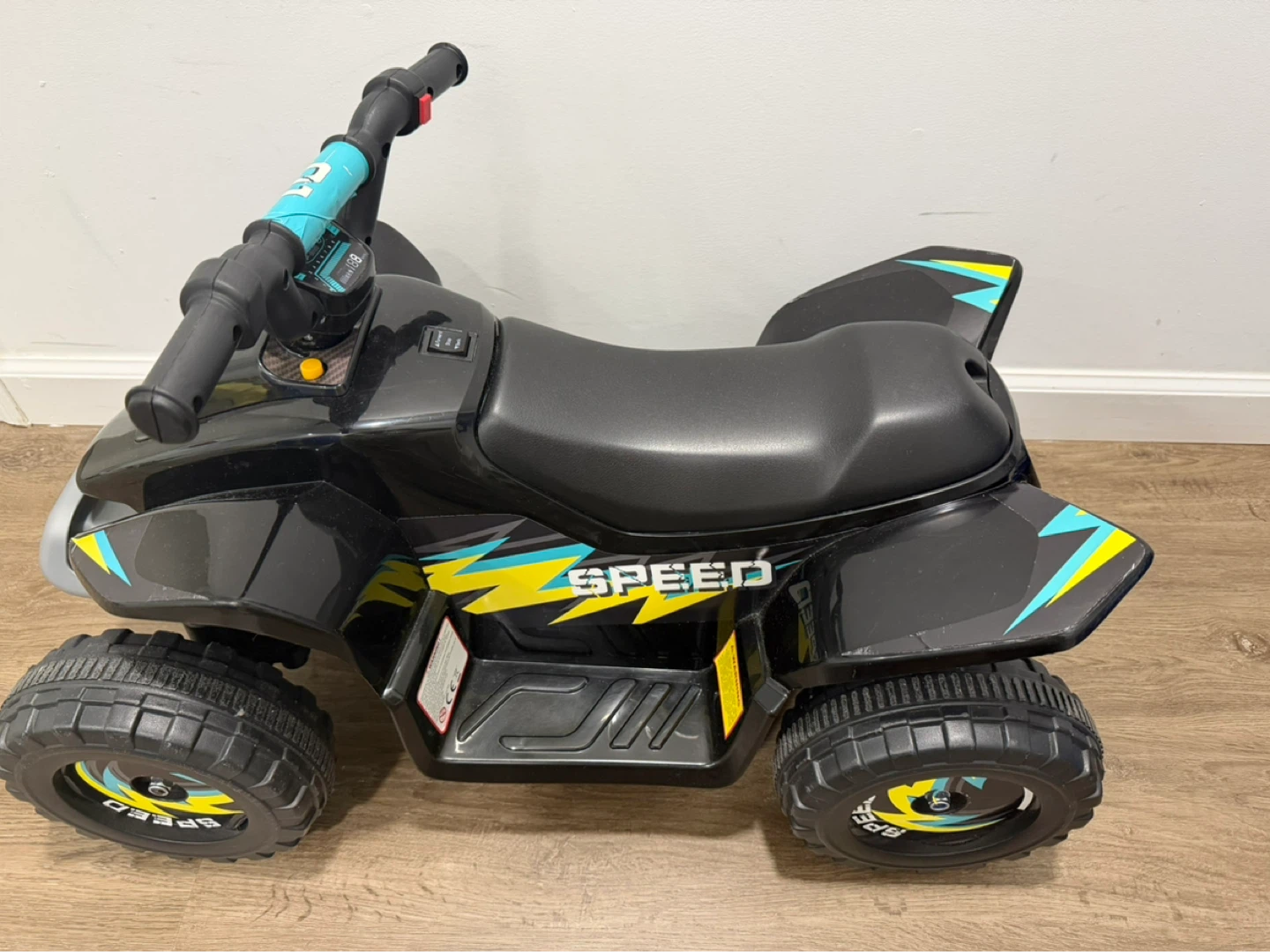 Black Ride-On ATV "SPEED" Edition