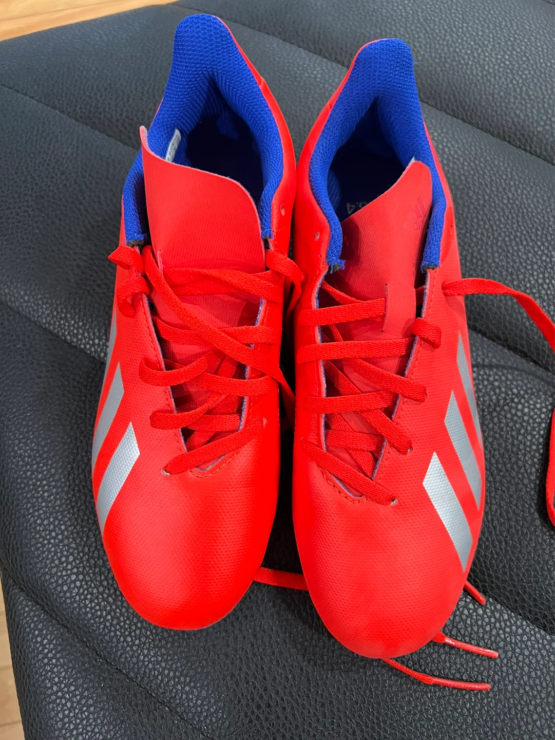 Adidas Red Soccer Cleats Size 4.5 Youth - photo 3