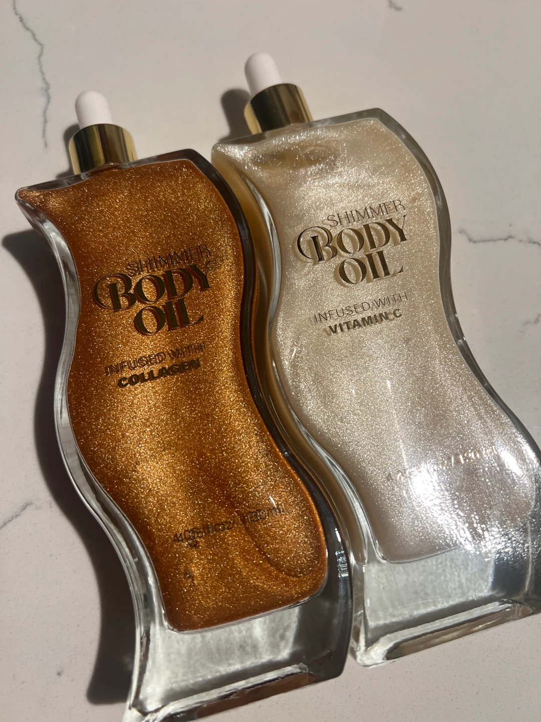 Shimmer Body Oil Duo - Infused with Collagen & Vitamin C