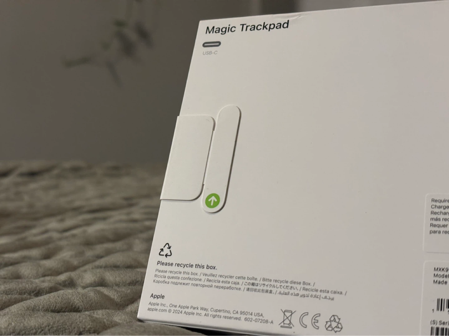 4 Left 🆕 Apple Magic Trackpad (USB-C) - Model: A3120 - photo 3