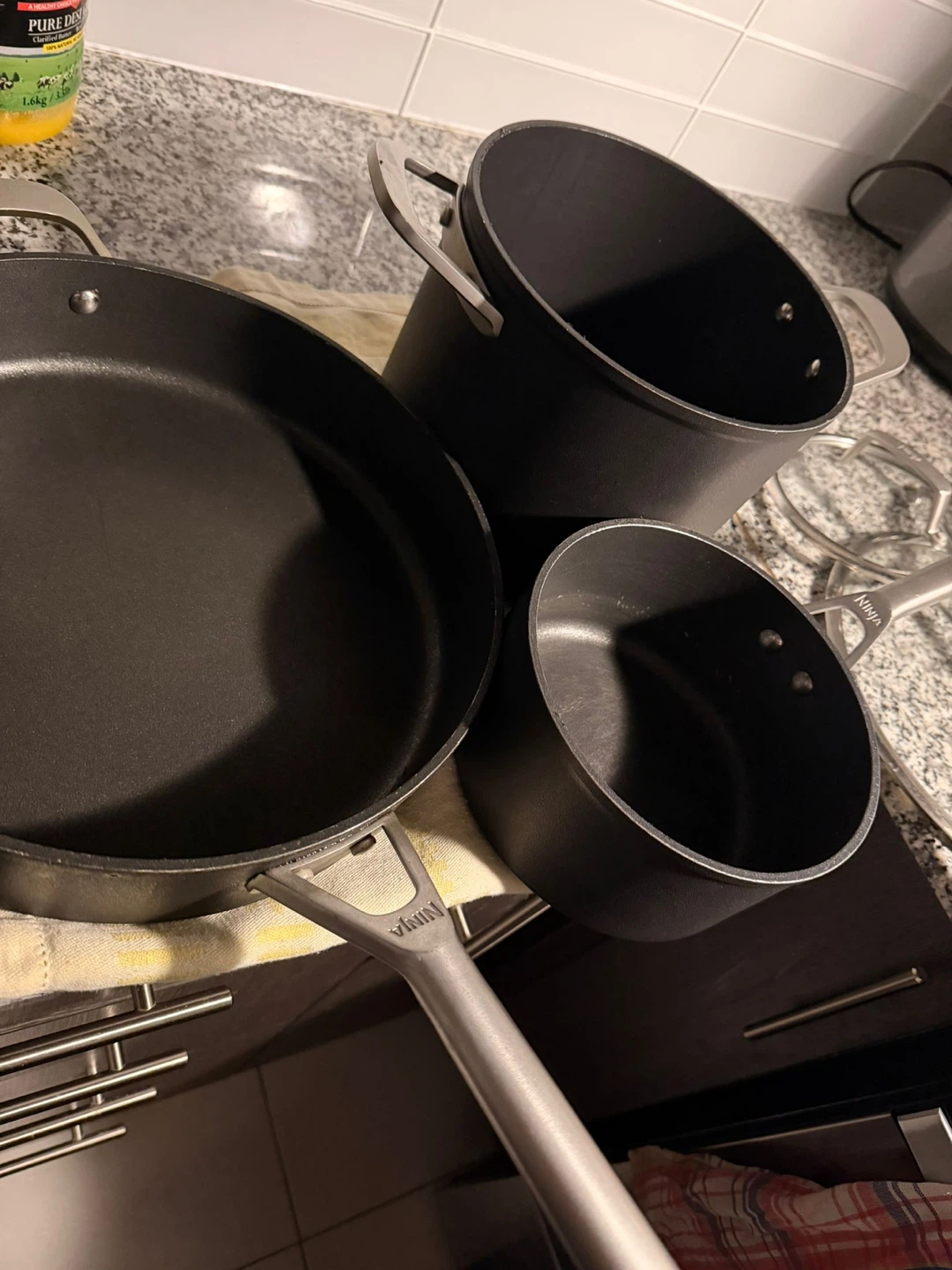 Ninja 3-Piece Cookware Set with Lids - photo 3