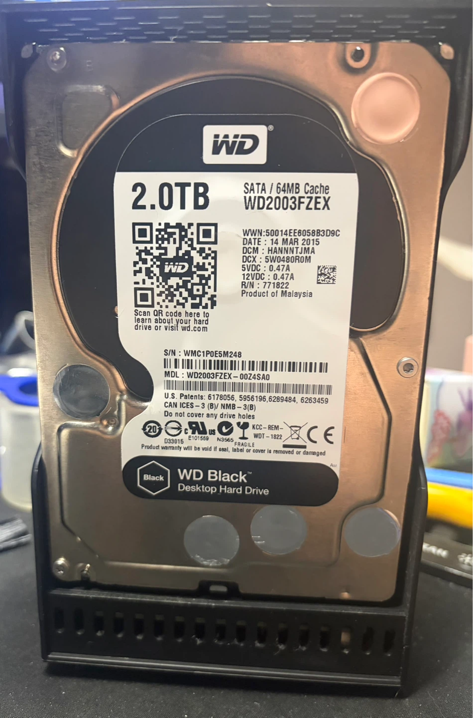4TB WD Black in Hard Drive Enclosure