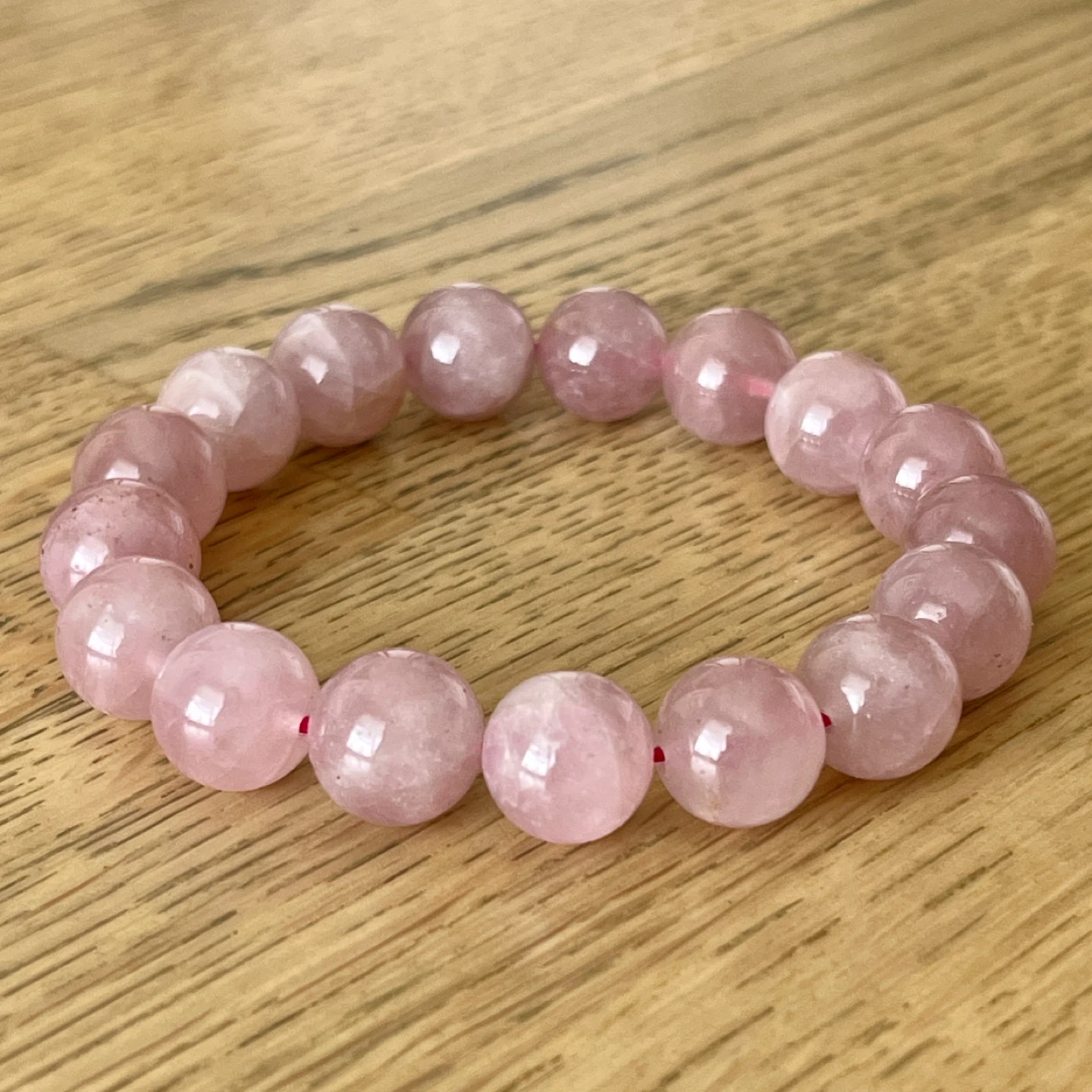 Rose Quartz bracelet (12mm bead) - Unconditional love - photo 2