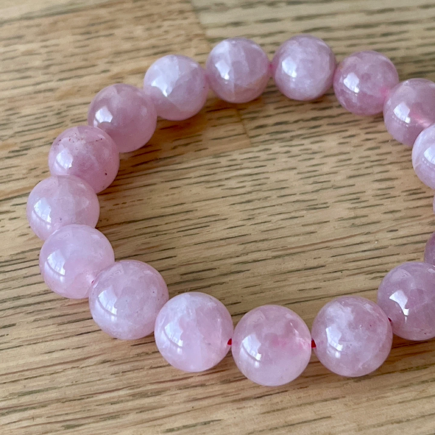 Rose Quartz bracelet (12mm bead) - Unconditional love