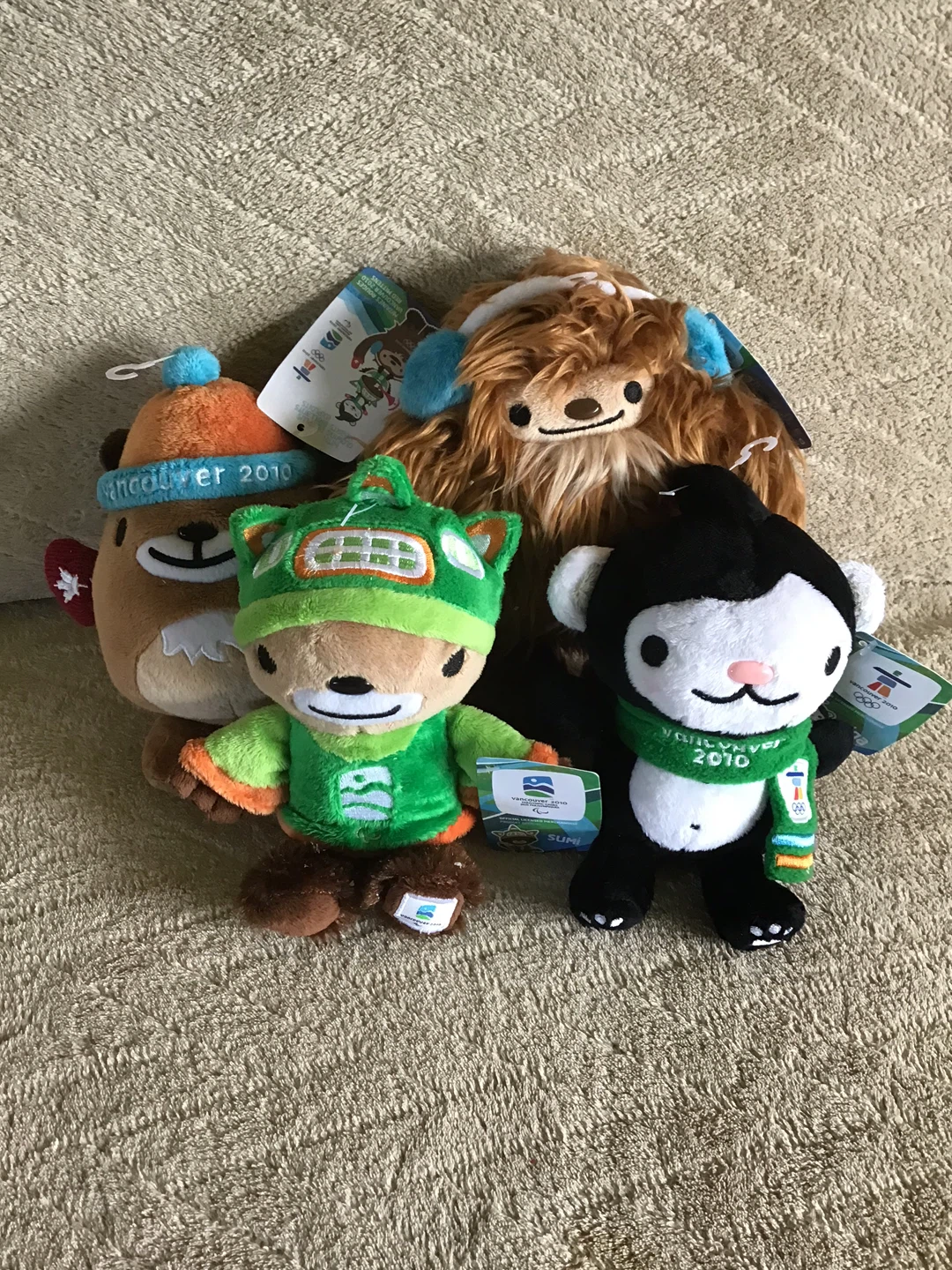 Vancouver 2010 Olympic Mascots Plush Toys