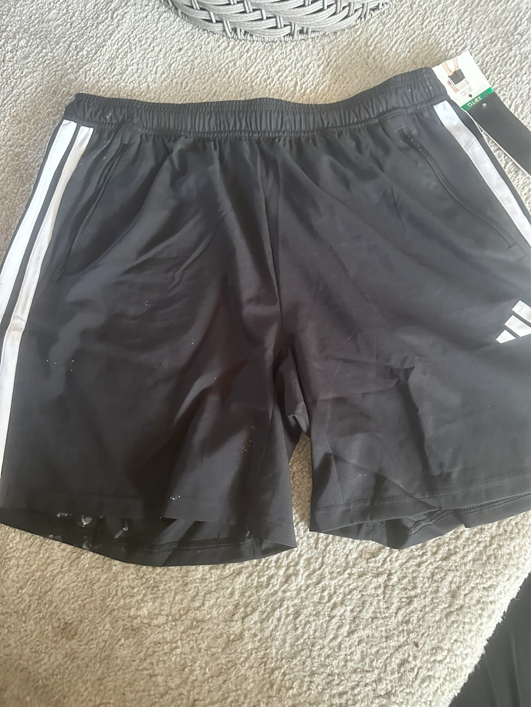 Adidas Men's Black Running Shorts
