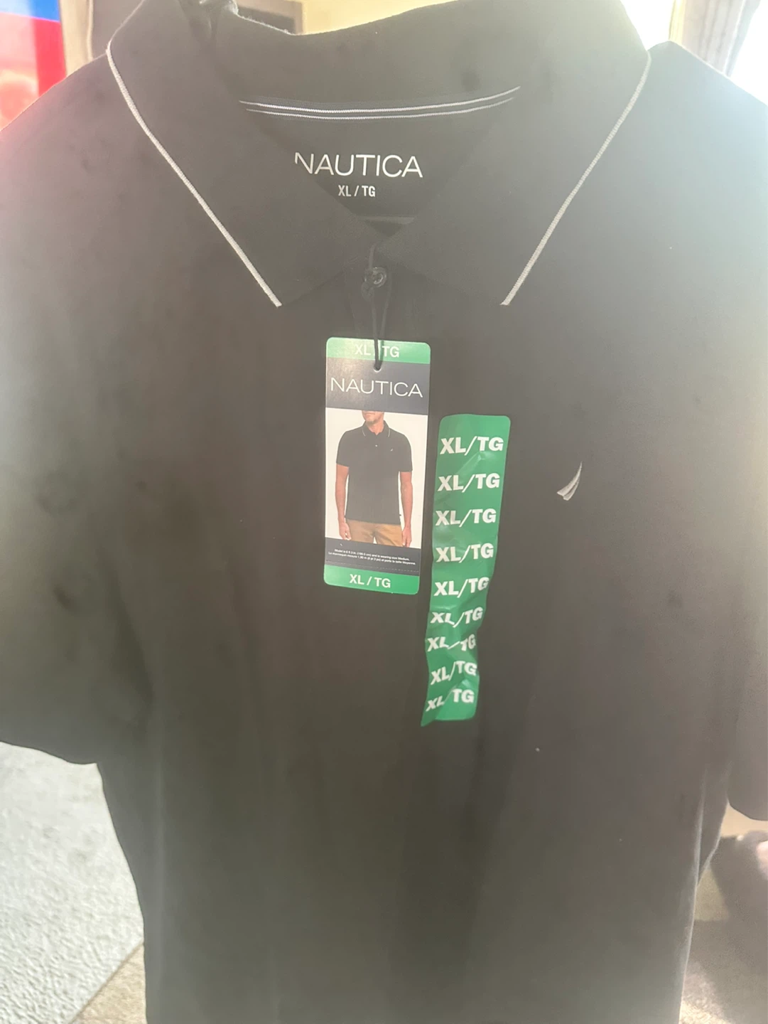Nautica Men's Black Polo Shirt XL/TG - photo 2