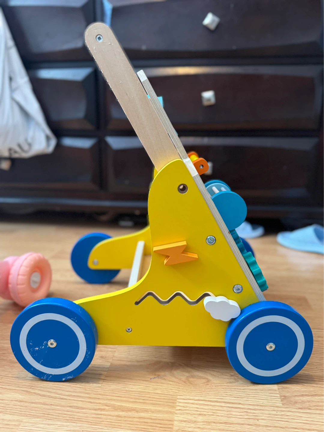 Montlâurd Robot Baby Walker, Activity Center, Push & Pull Toy - photo 2