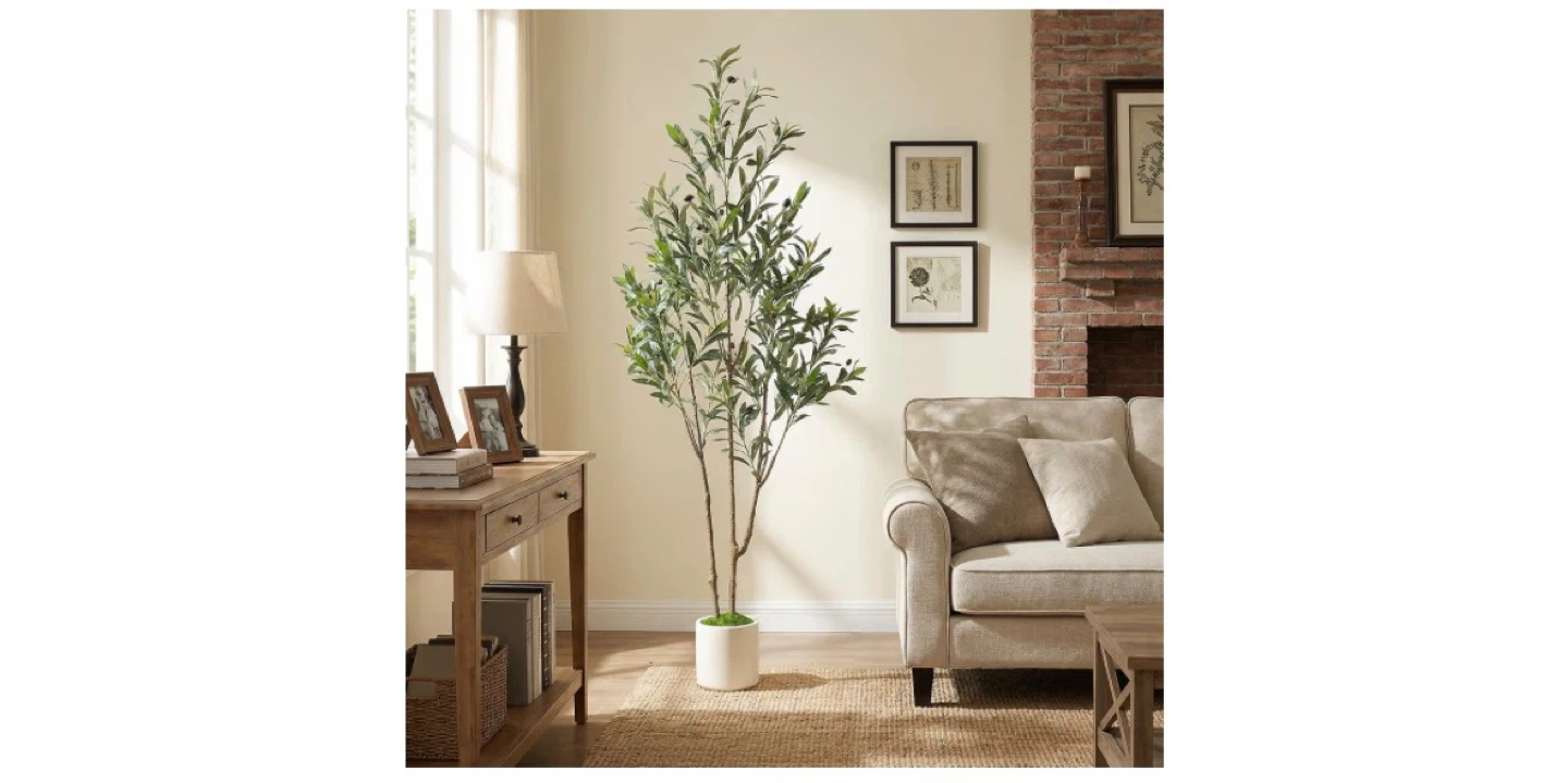 Artificial Olive Tree in Pot - photo 2