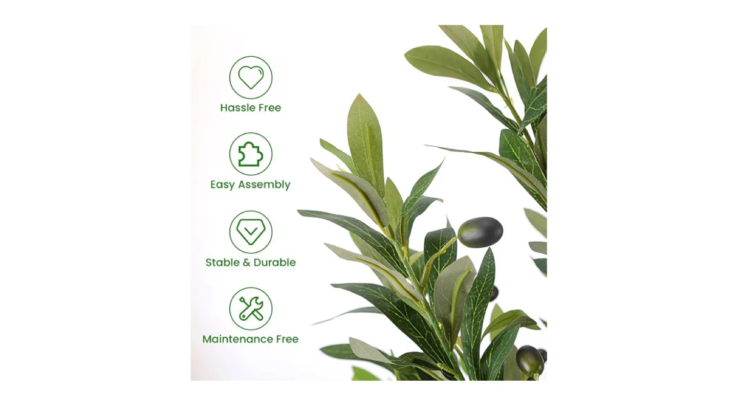 Artificial Olive Tree in Pot - photo 4