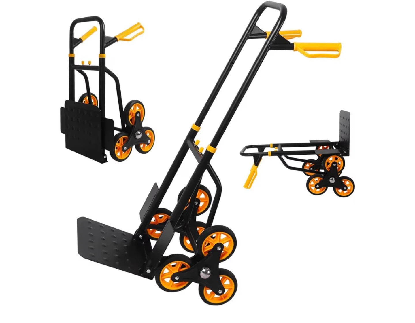 Heavy Duty Stair Climbing Hand Truck Dolly with 550 LB Capacity