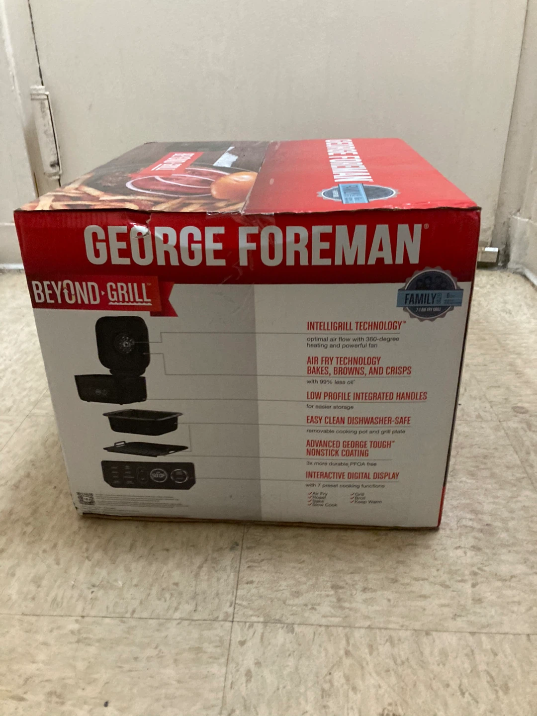 George Foreman Beyond Grill Air Fryer - photo 3