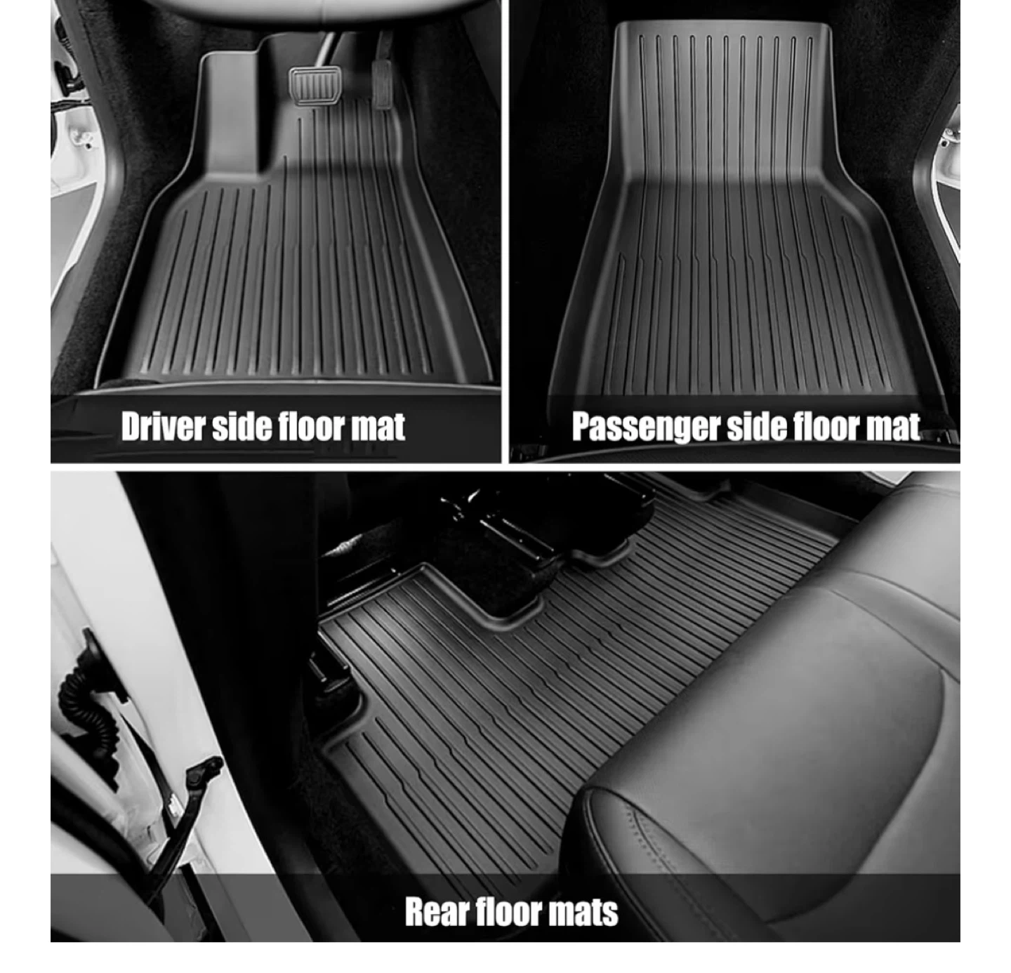 All-Weather Floor Mats for Tesla Model Y (2025+) - photo 4