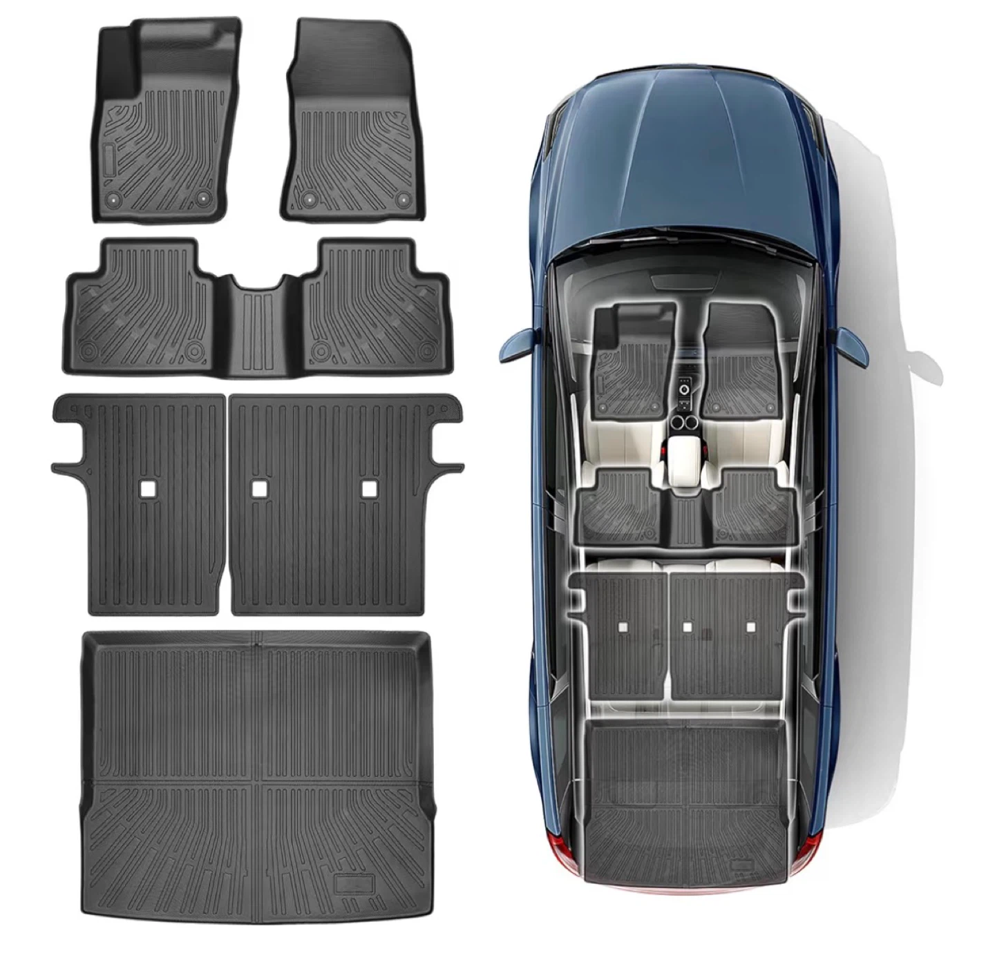3D Floor Mat & Cargo Liner Set for Nissan Kicks 2nd Gen