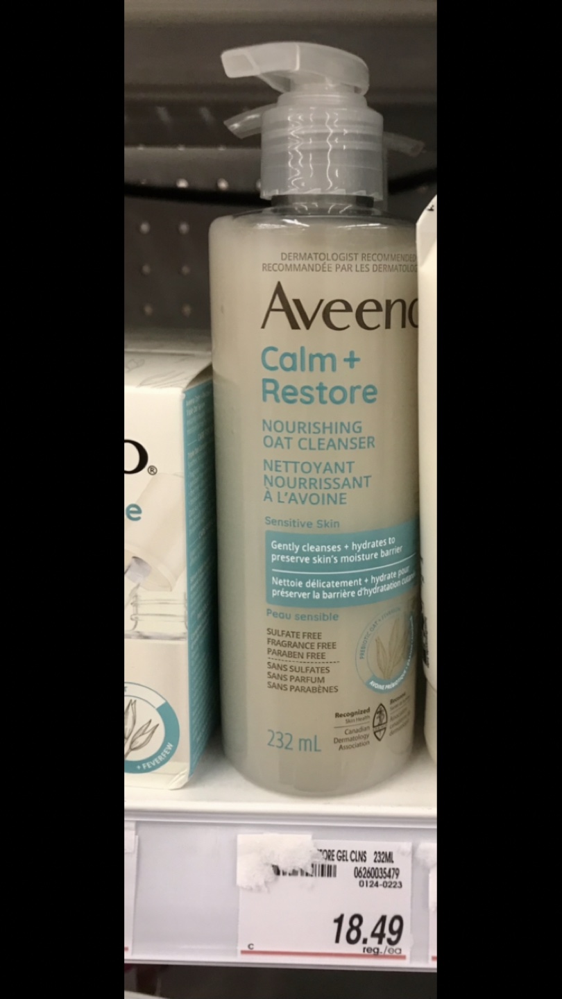 NEW - Aveeno Calm+Restore 50% Off - Oat Cleanser - photo 3
