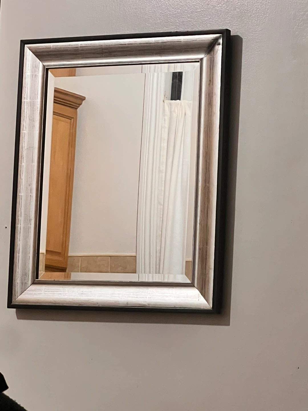 Silver Framed Wall Mirror
