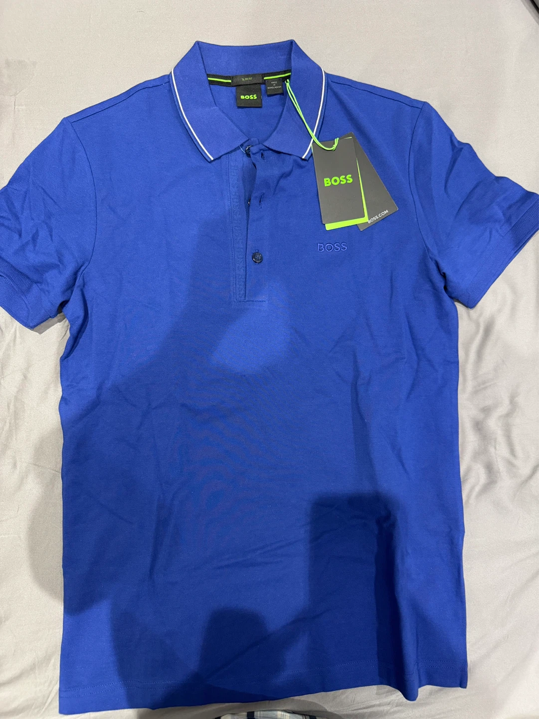 BOSS Slim Fit Polo Shirt - Blue