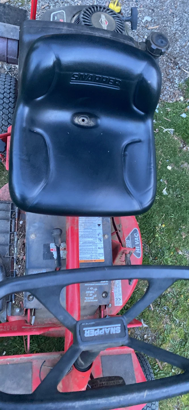 Snapper Riding Lawnmower from 80s - photo 5