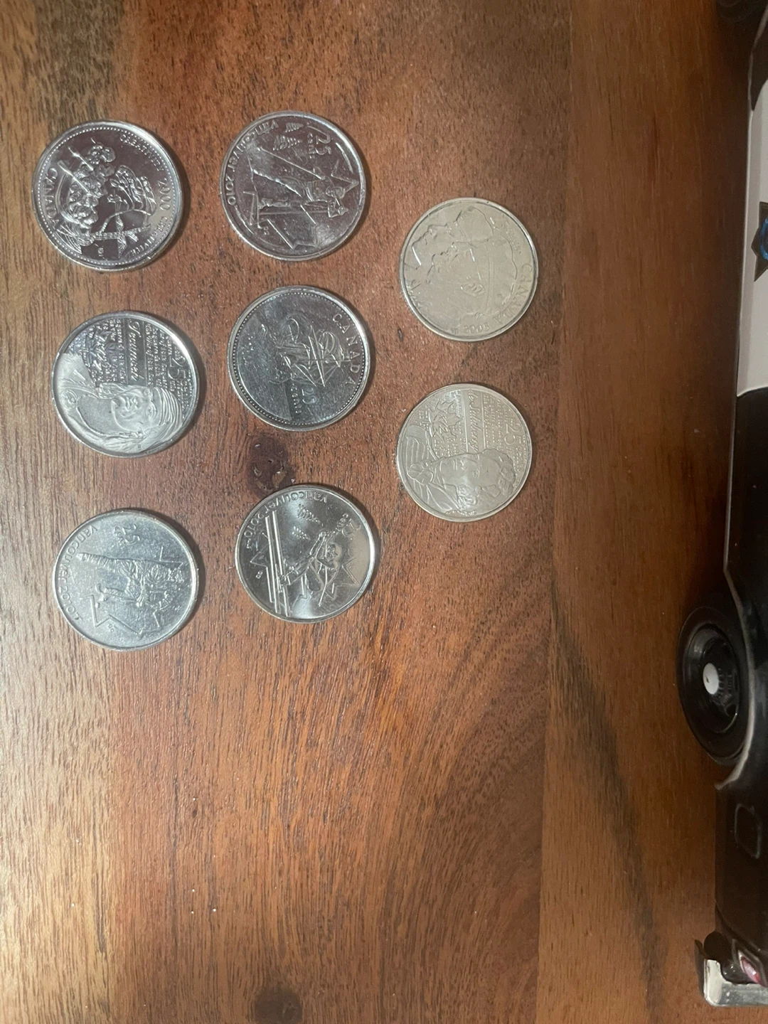 Collection of Canadian Quarters