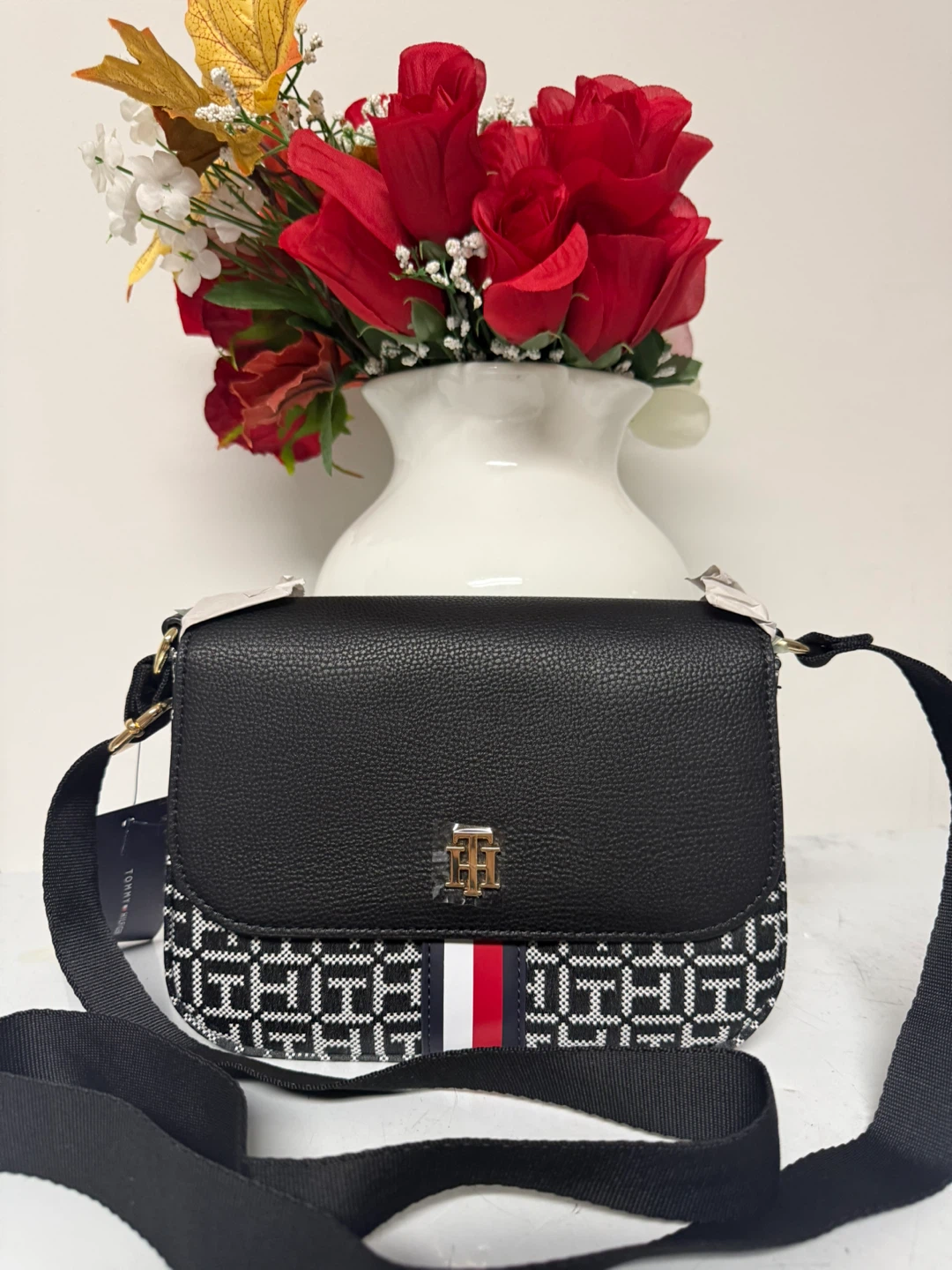 Tommy Hilfiger Monogram Shoulder Bag