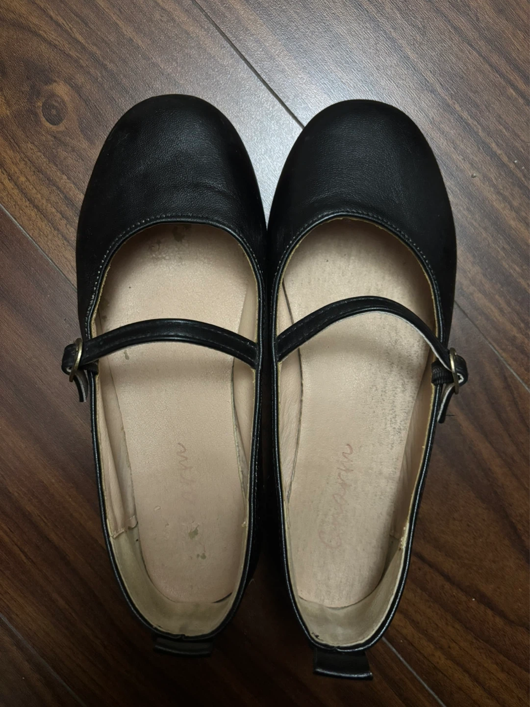 Black Mary Jane Flats Size 7