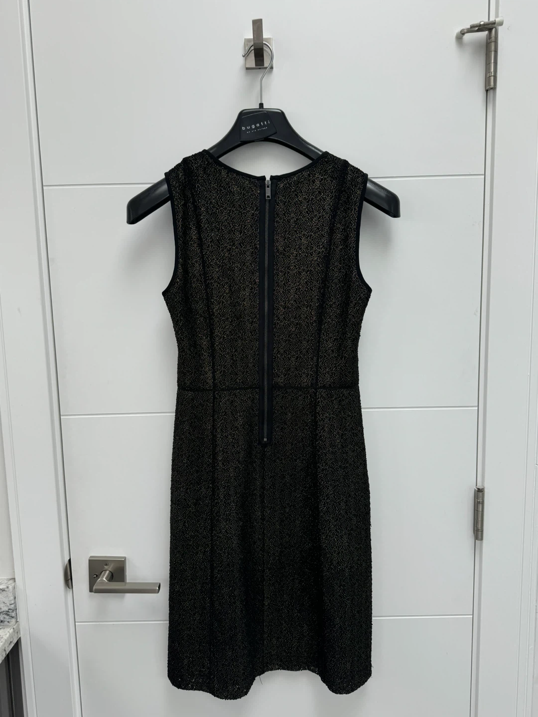 DKNY Black & Gold Sleeveless Dress - Size 4 - photo 3