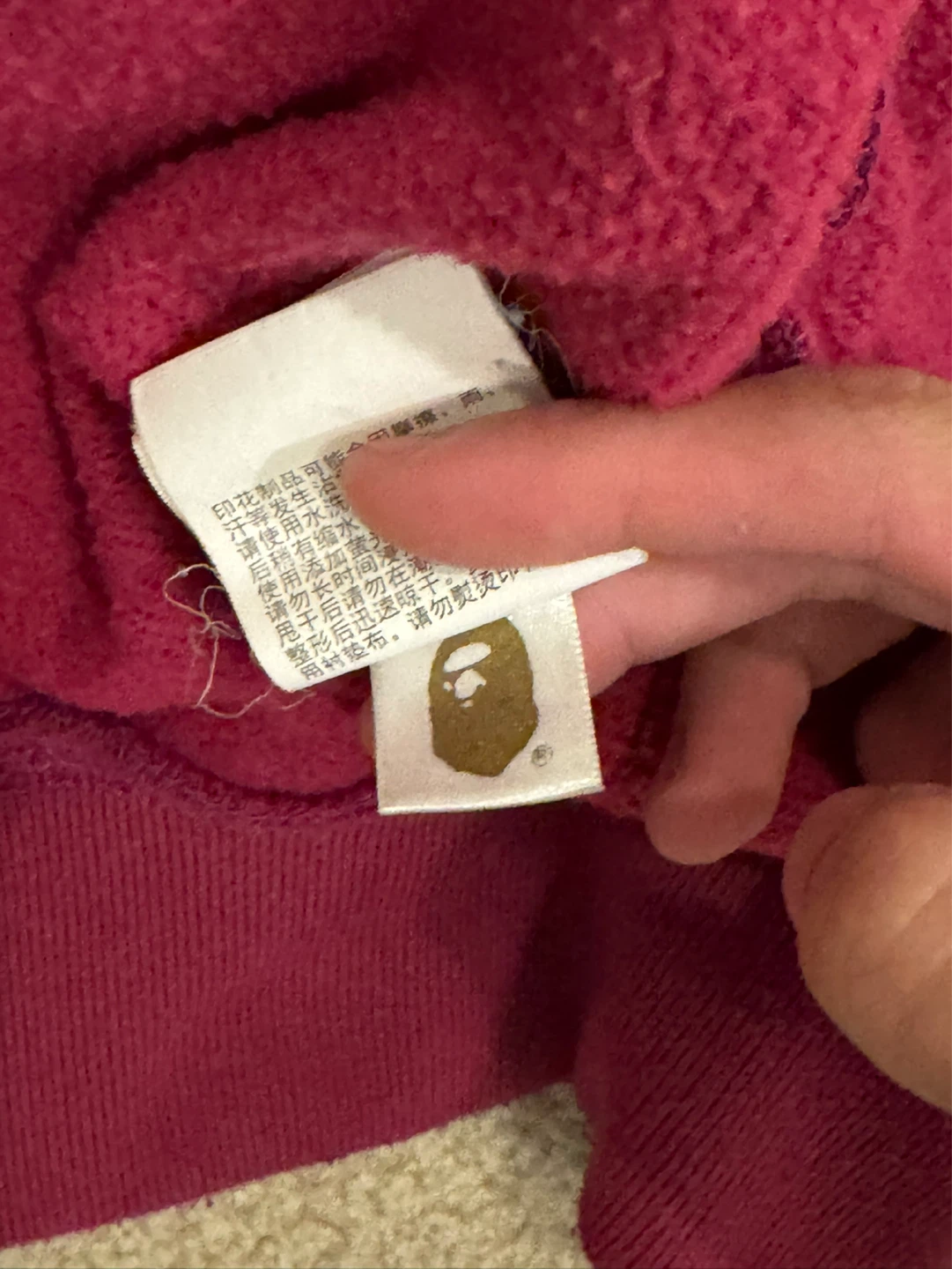 Bape Purple Camo Shark Hoodie - photo 5