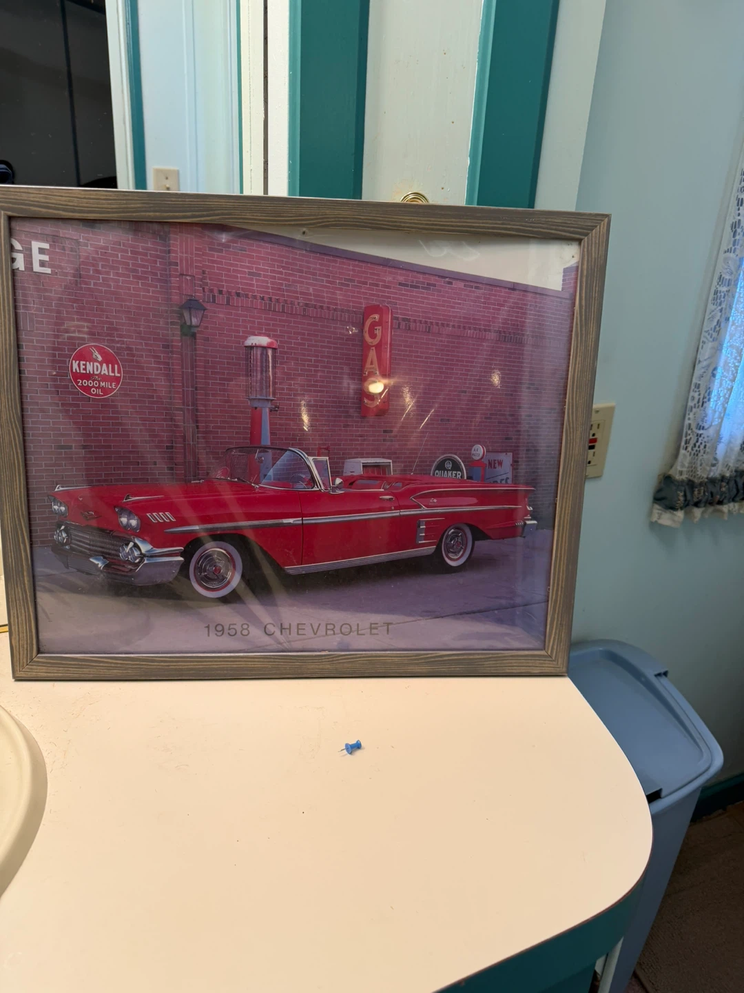 Framed 1958 Chevrolet Car Photo Print