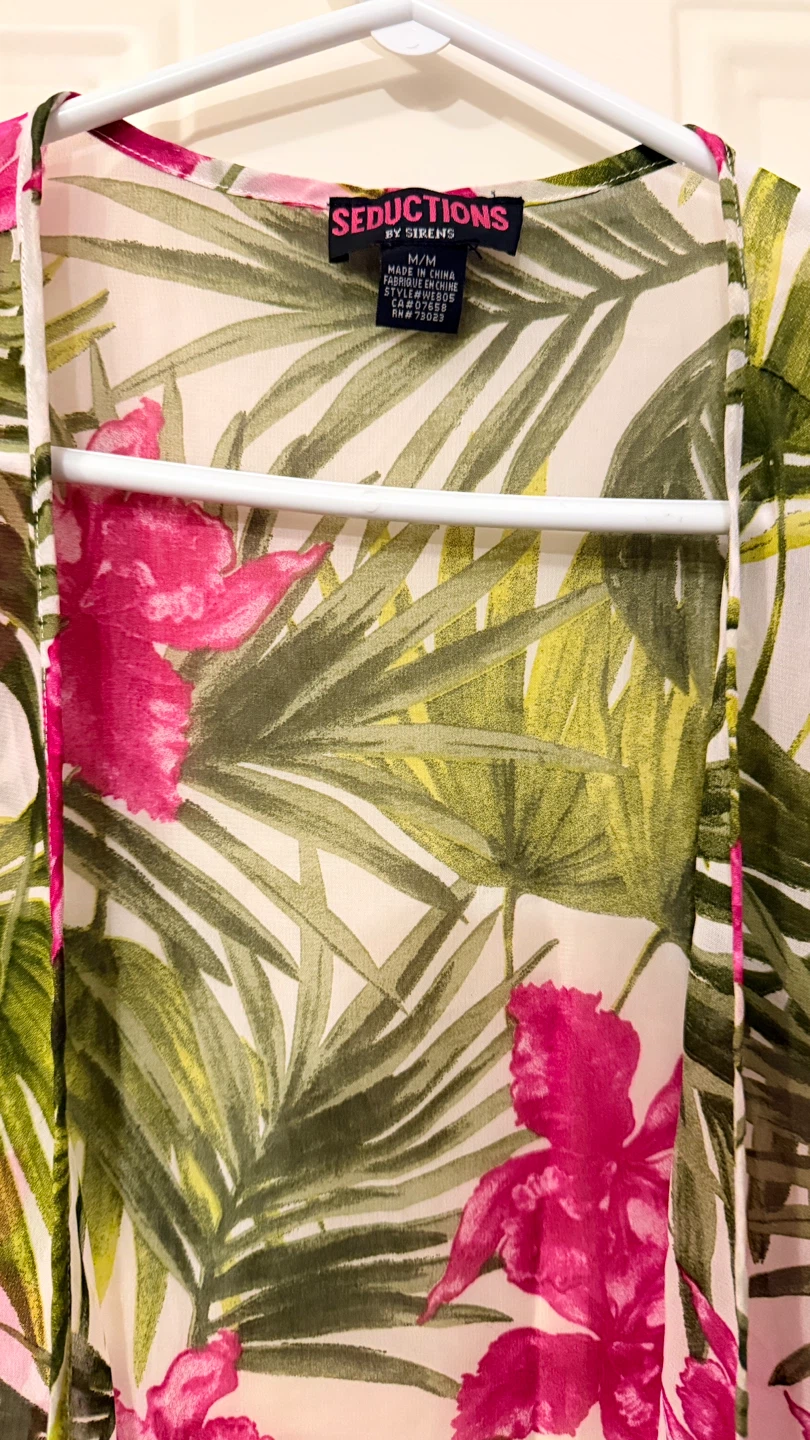 Tropical Print Kimono - size M - photo 2