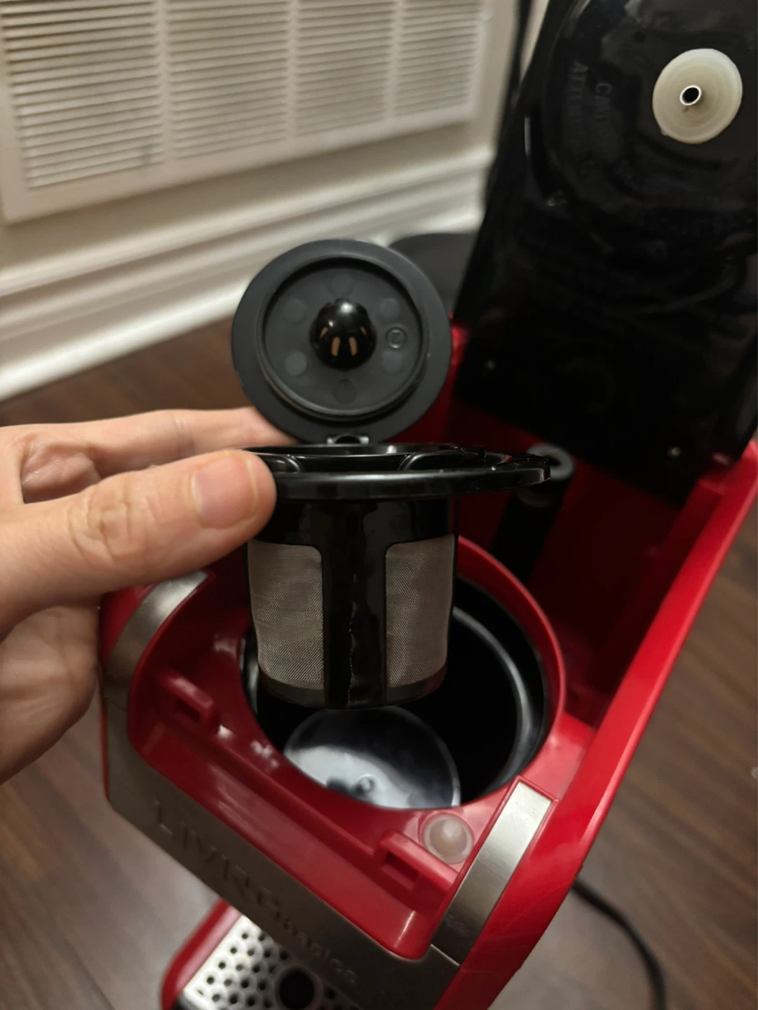 Living Basics Red Single Serve Coffee Maker - photo 3