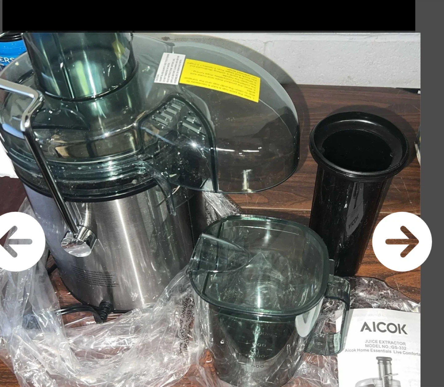 AICOK GS-332 Juice Extractor - photo 2