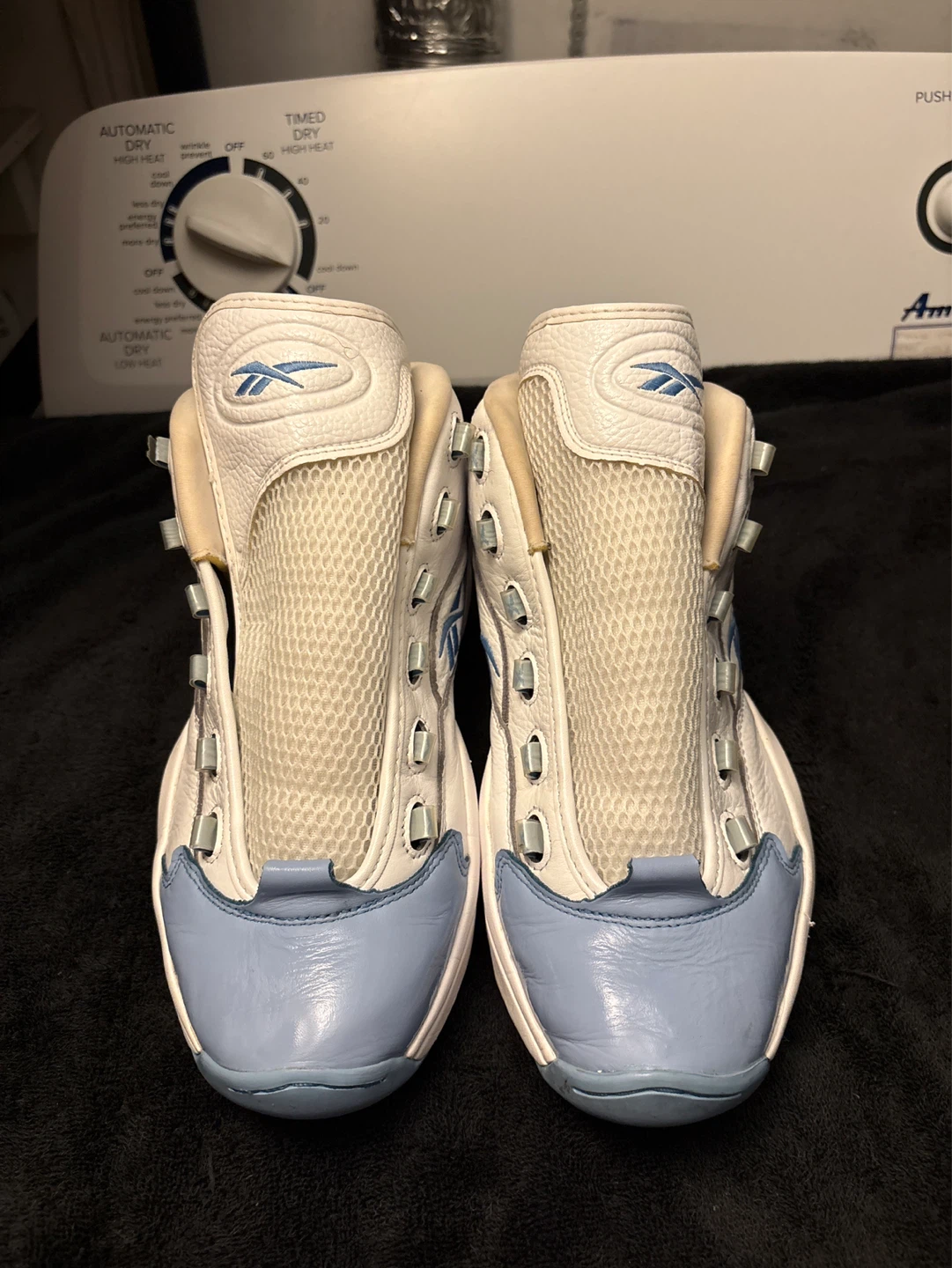 Reebok Question Mid Shoes White Light Blue