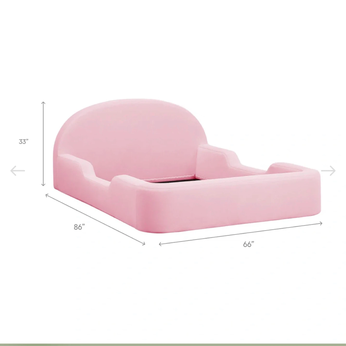 Pink Toddler Bed with Mattress - photo 2