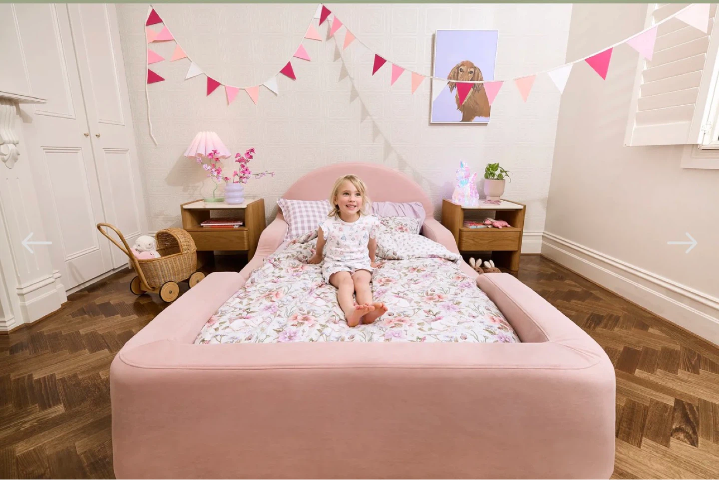 Pink Toddler Bed with Mattress - photo 3
