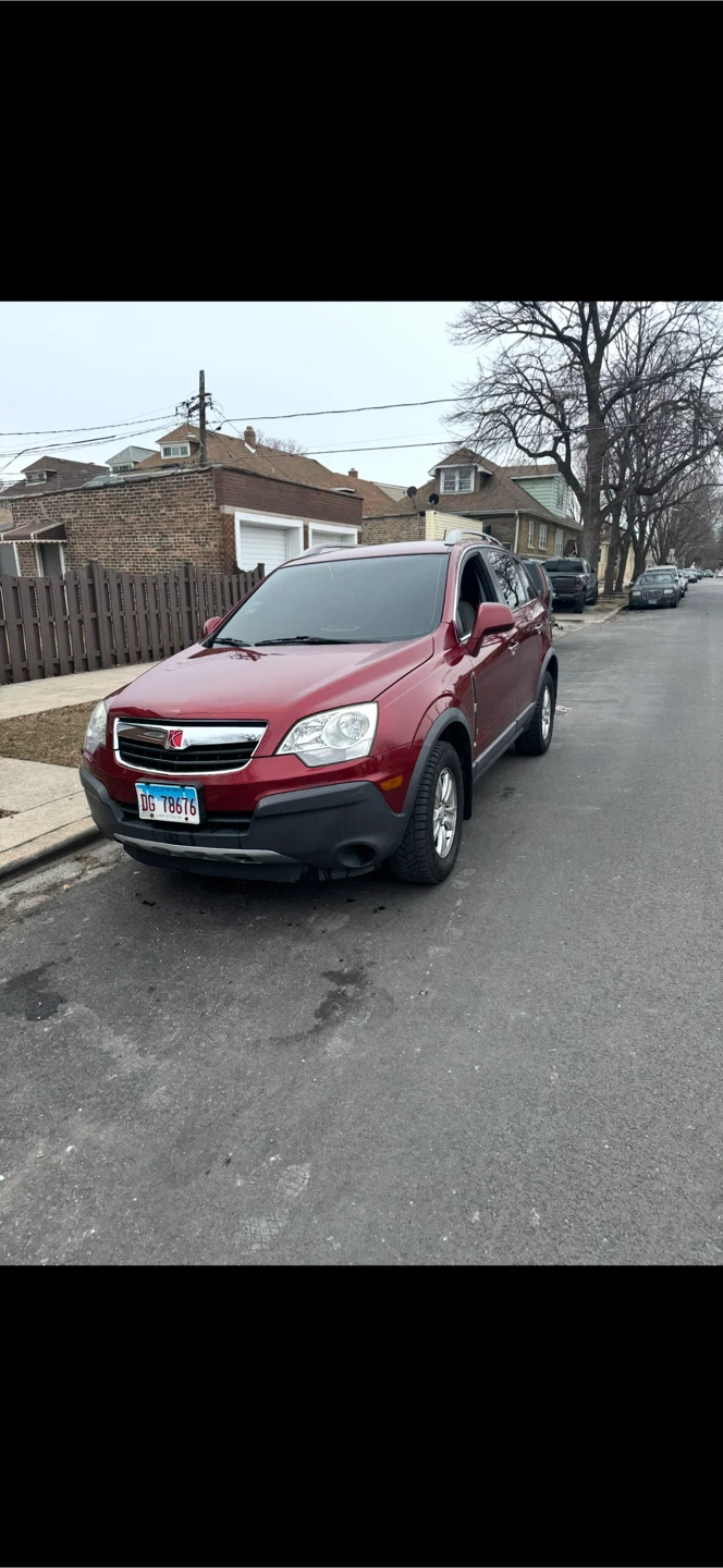 Red Saturn Vue SUV 2008