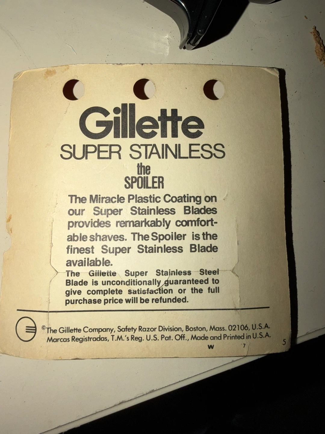 Gillette Super Stainless "The Spoiler" Razor Blades - 10 Count - photo 2